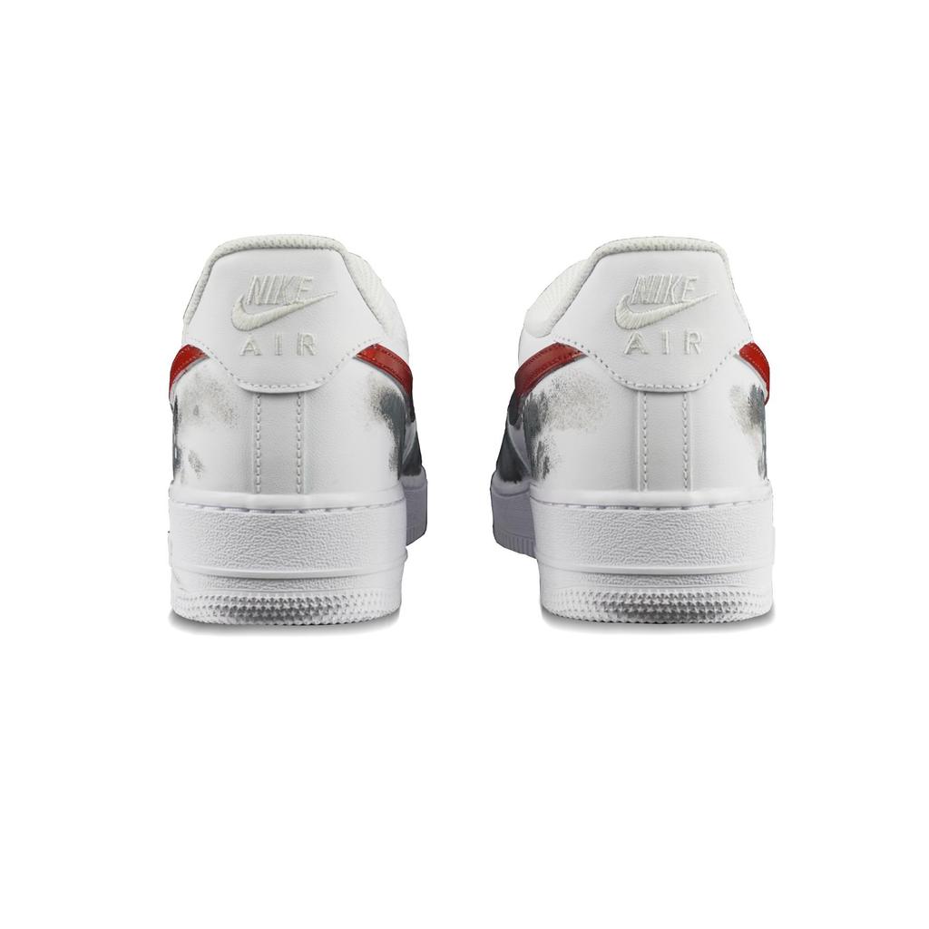 Nike Air Force 1 Slip Resistant Abrasion Resistant Low top Skateboard Shoes Unisex White Black CW2288-111(Team41-S-BOX)
