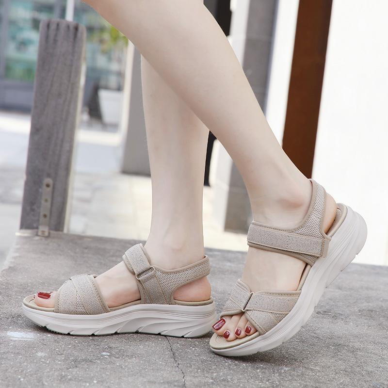 Fashion Women Sandals Plus Size 35-42 Shoes for Women Summer Fashion Platform Shoes Non-slip Wedges Comfortable Beach Sandalias De Mujer