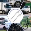 2Pcs Tire Pressure Gauge Dual Head Pencil Tire Gauge 10-120PSI Heavy Duty Dual Foot Air Pressure Gauges for Truck Car Motorcycle Bicycle