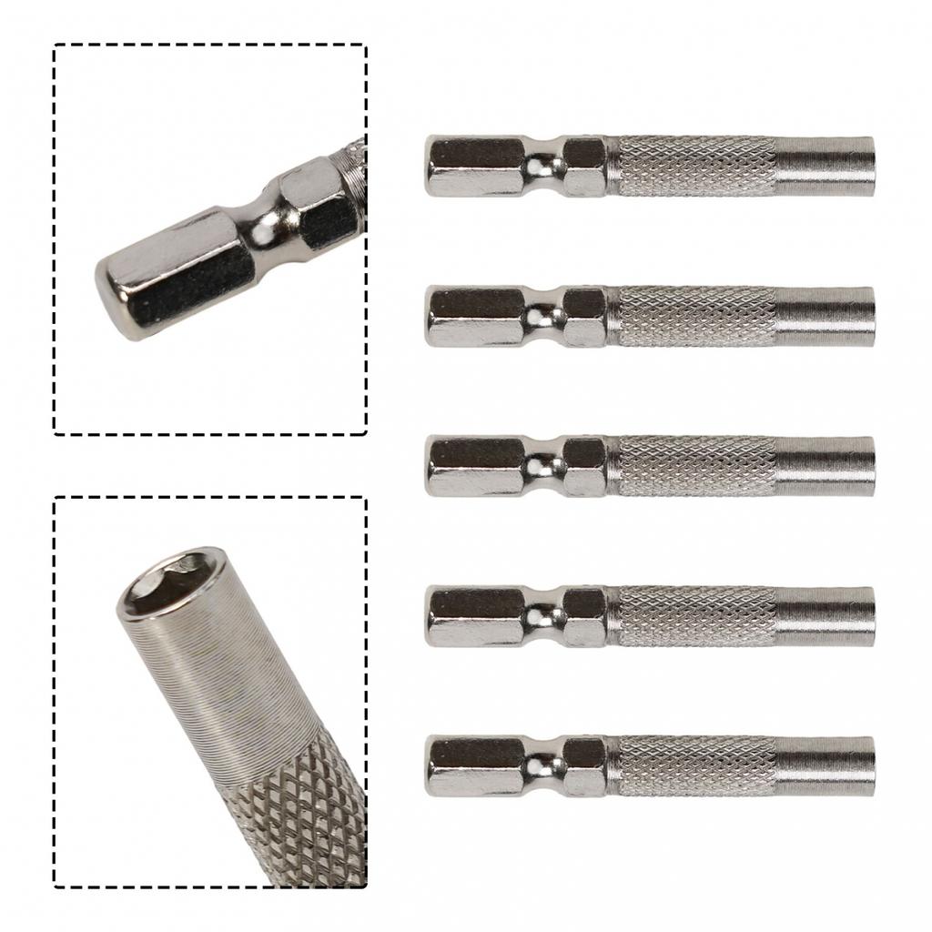 5PCS Hex 6.35mm 6.35mm 1/4\" Insert For 1/4\" 6.35mm Handle