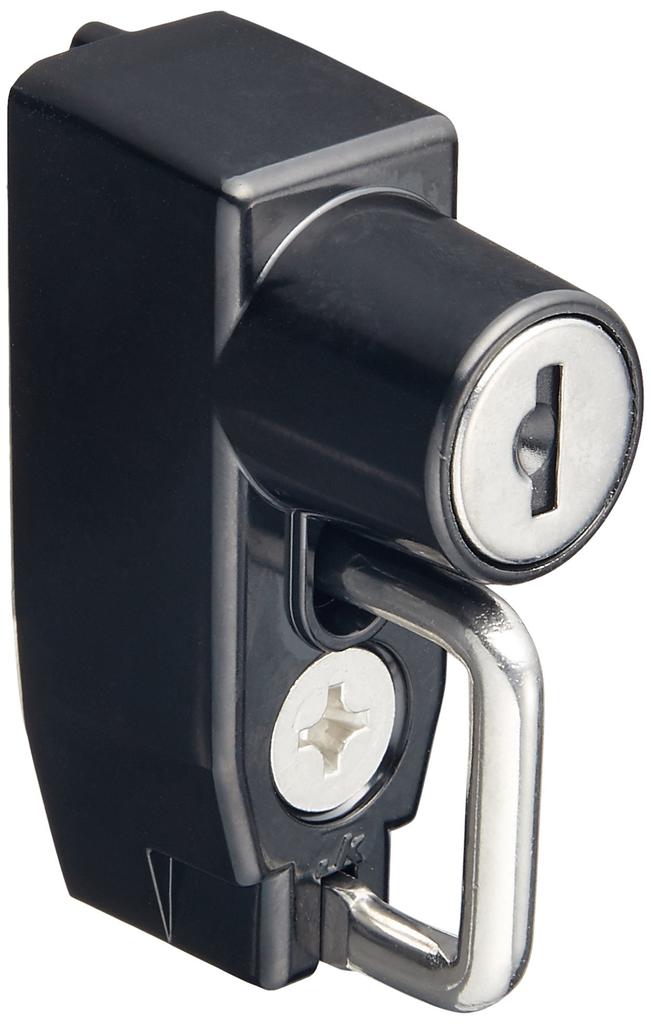 Kijima Motorcycle Helmet Lock Holder, Steel, Anti-theft, M6 Bolt Fixing, Universal, Black, 303-1531