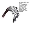 USB Data Cable 1 Drag 10 Multifunctional Plug Play Widely Compatible Charge USB Multi Charger Data Cord for Home
