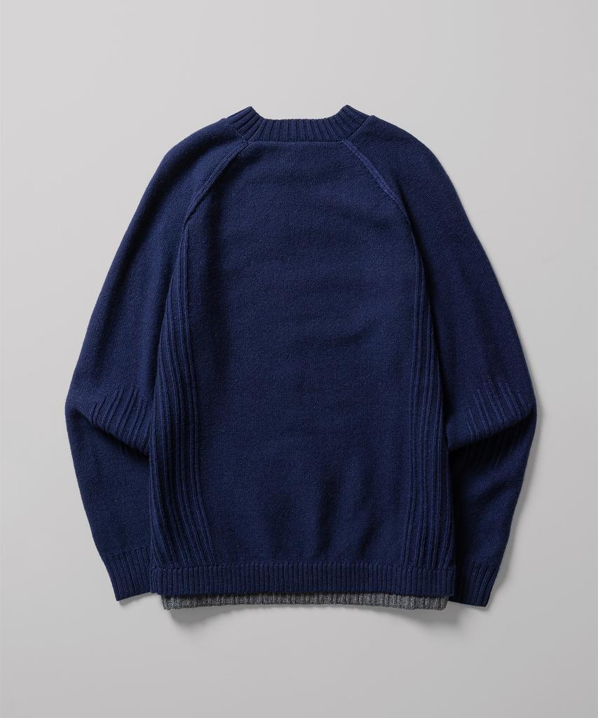 DICKIES Layered Pullover Knit Navy