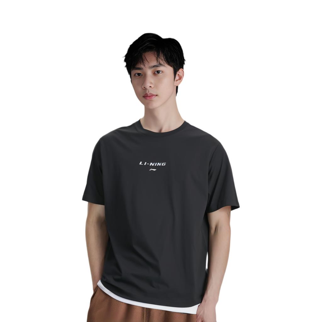 Li Ning Fitness Series T Shirt Men's Black ATSV115-1
