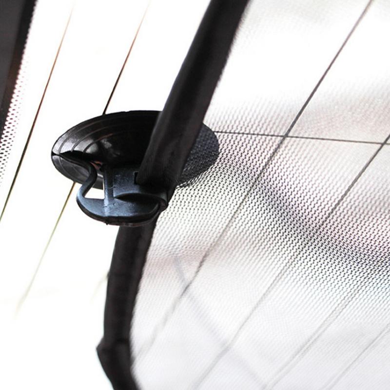 Back Window Shade Car Shades For Back Window Black Mesh Visor Cover Heat Blocking UV Blocker For Glass Driver Child Automotive