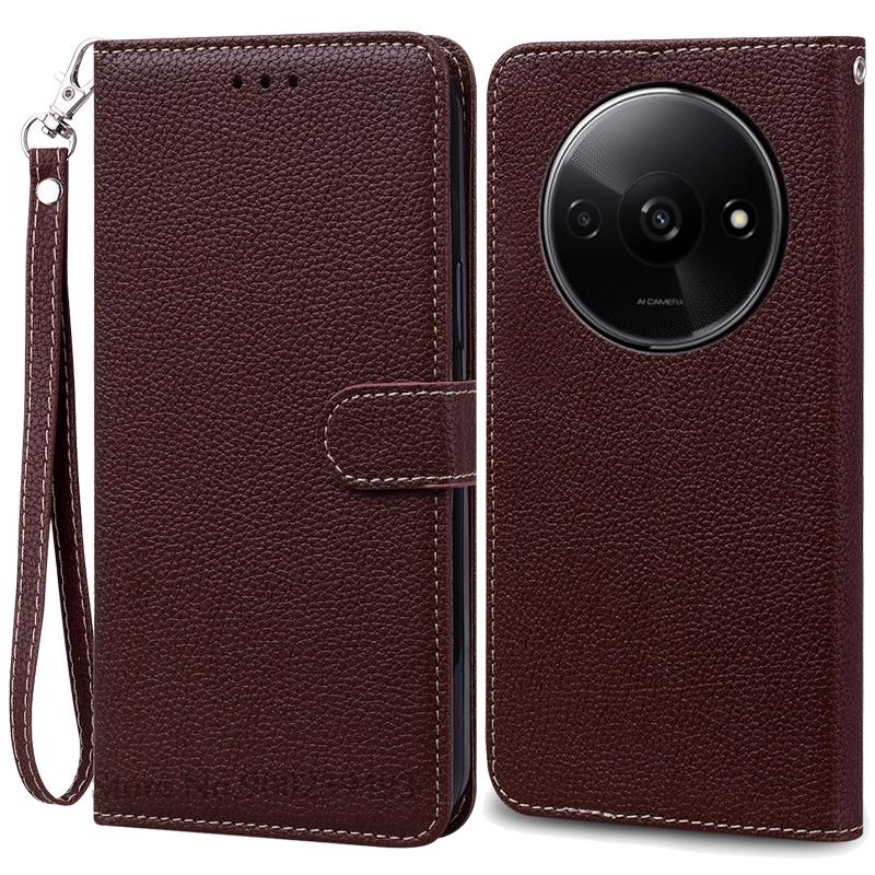 Für Redmi A3X Fall Leder Flip Brieftasche Abdeckung Für Xiaomi Redmi A3X Fall Buch Brieftasche Abdeckung Für Redmi A 3X A3X Fall Coque Fundas