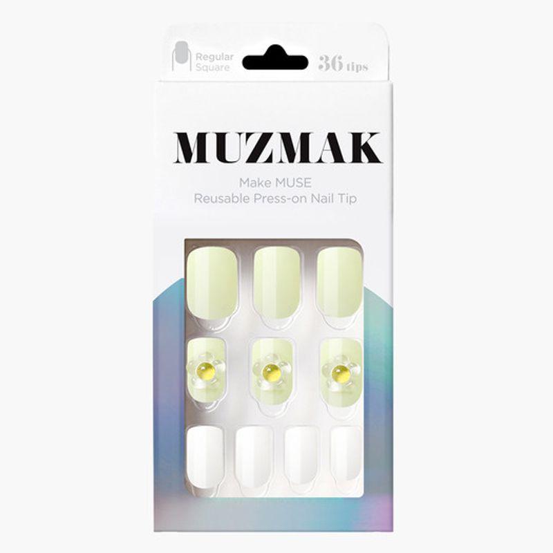 Wiederverwendbarer Nagelspitzen-Tropfen Blume (Normales Quadrat)