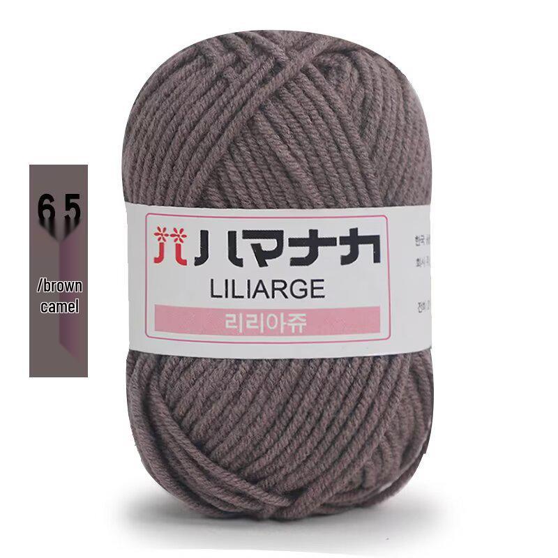 4-ply 25g Milk Cotton for Diverse Knitting Projects, Available In Bright Colors.