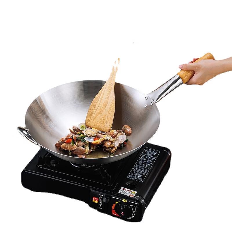 

Zijin Heshi Stainless Steel Round-Bottom Wok