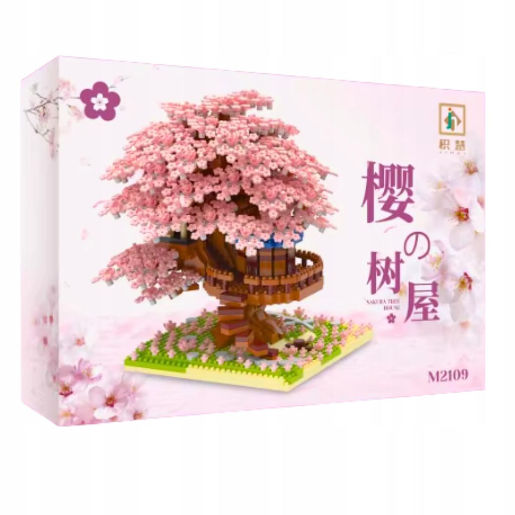 Construction Bricks Sakura Cherry Blossom Brick Set 2151 Pcs.