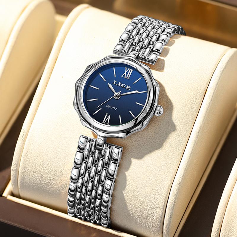 

New Luxury Gold Watch For Women Fashion Waterproof Ladies Quartz Wristwatch Round Stainless Steel Women s Bracelet Watch