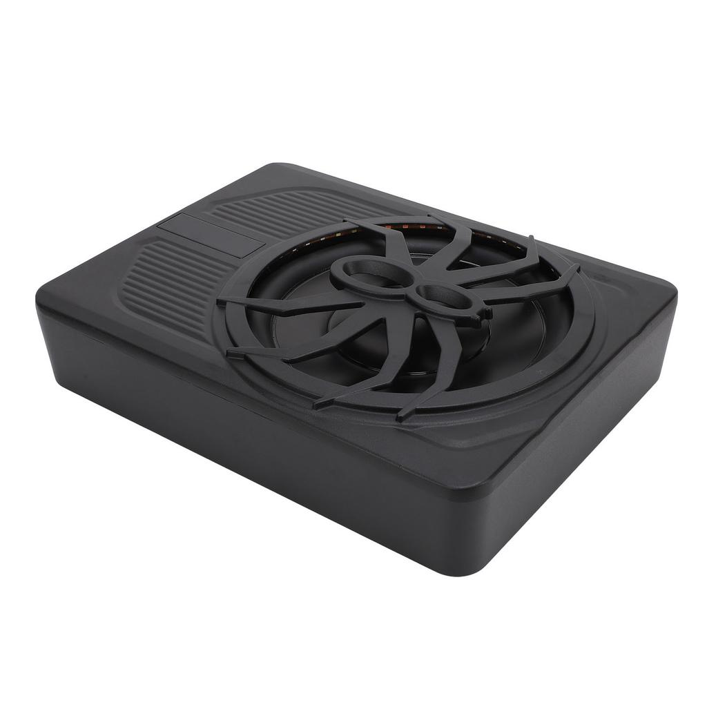 Slim Underseat Powered Car Subwoofer 10in 800W with LED Atmosphere Light Excellent Heat Dissipation Performance