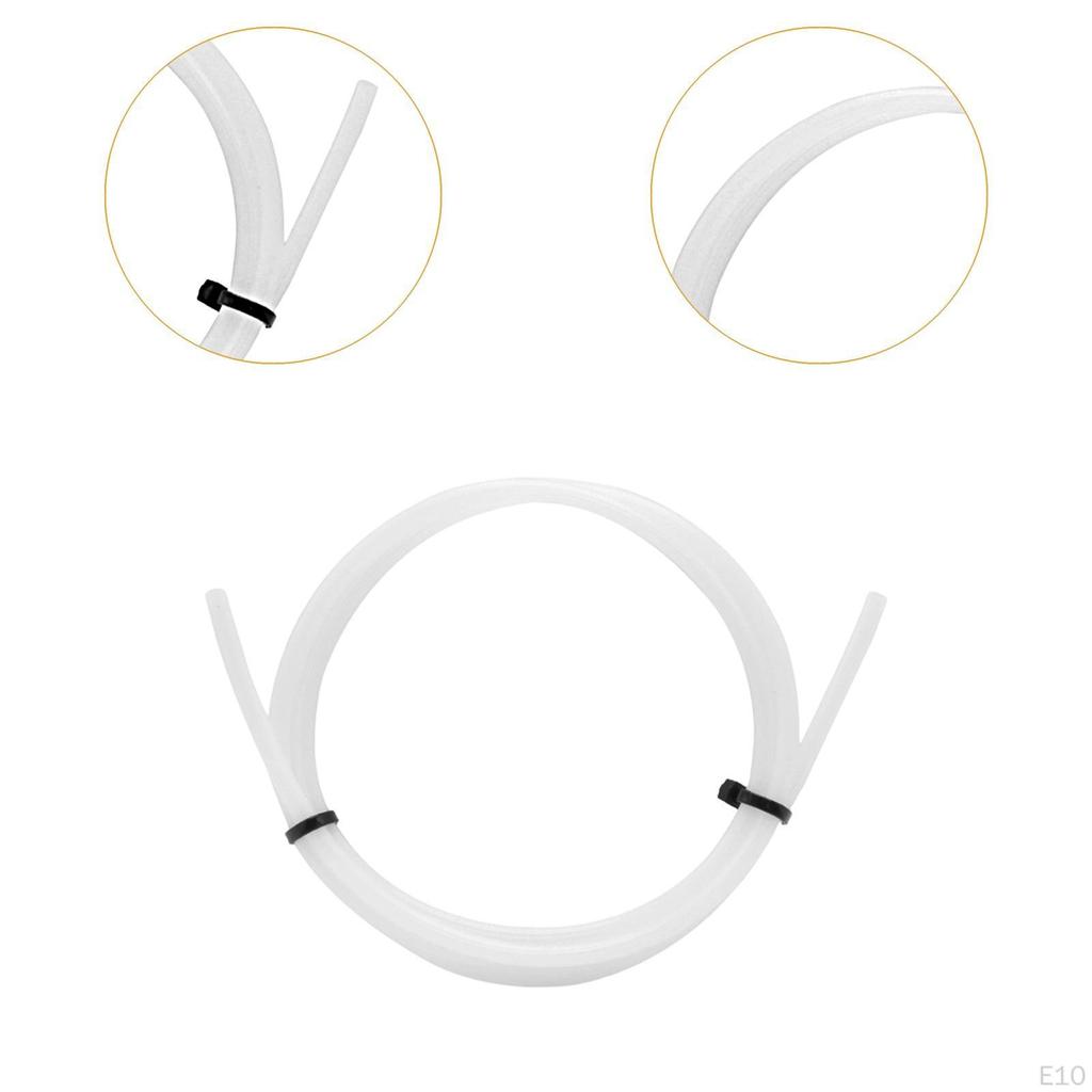 3D Printer PTFE Tube 2.2mm ID×4mm Od, Star Shaped Fittings ,Smooth Professional Low Friction