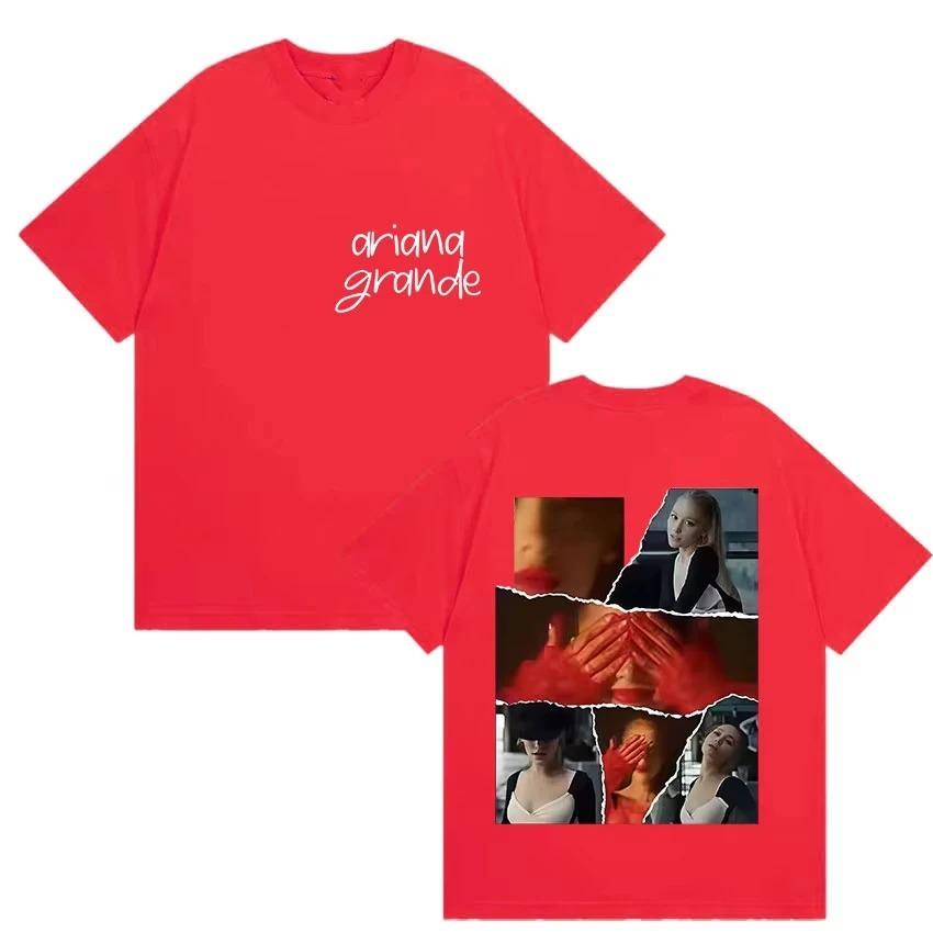 Ariana Grande Tour Album 2026 Graphic T Shirt Men Women Hip Hop T-shirt Casual High Quality Cotton Shirt Streetwear