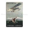 Imperial Airways Art Metal Plaque Poster Club Bar Cave Garage Custom Kitchen Tin Sign Poster