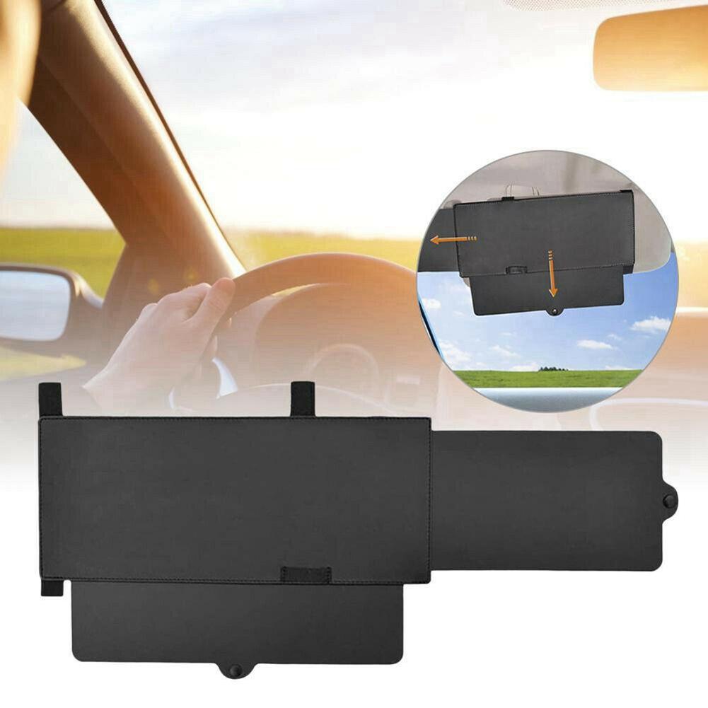 Car Sun Visor Extender Sunshade Extension Board Shield Blocker Front Side Window Shade Anti Glare Sun Visor Extender чёрный