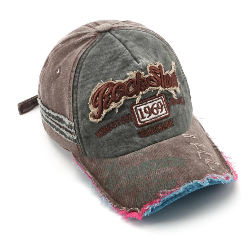 Unisex Retro Sun Cap Streetwear Adjustable Hat Men's Vintage Baseball Cap Women's Outdoor Hat