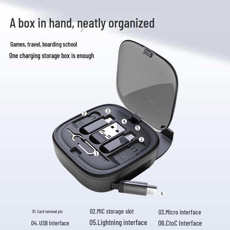 Yidian Multi-functional Digital Storage & Charging Kit