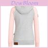 Luxurious Womens Fashion Zipper Sweater Hooded Cardigan Casual Hoodies Jacket Coat Tops