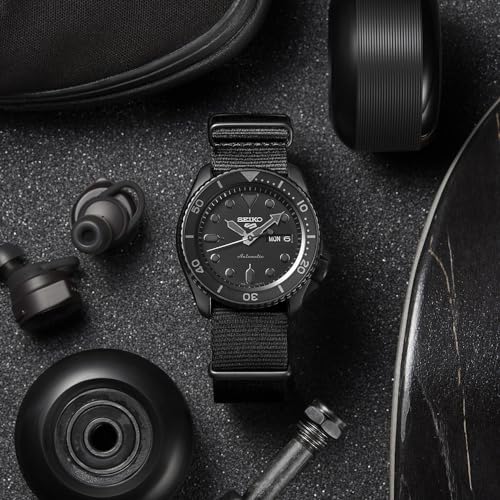 Seiko Watch Five Sports Street Style SBSA025 Men's Black