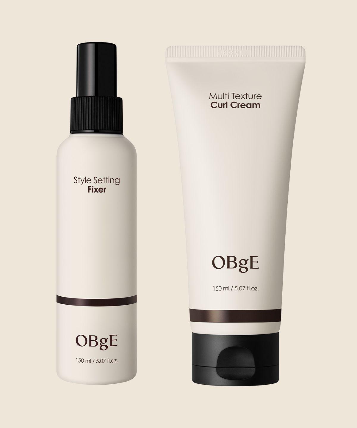 [Hair Styling Set] Multi-Texture Curl Cream + Style Setting Fixer