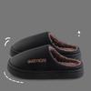 Waterproof cotton slippers for men anti slip for winter suitable for home use thick soled cotton slippers for women
