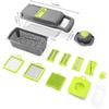 Vegetable Chopper - Time-and Labor-Saving Food - Pro Onion Cutter and Dicers, 12 in 1 Multifunctional Veggie Chopper, Container for Salad Potato