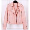 New Autumn and Winter Women's Leather Short Jacket Korean Style Slim Large Size For Women PU Washable Motorcycle Women's Leather Jacket
