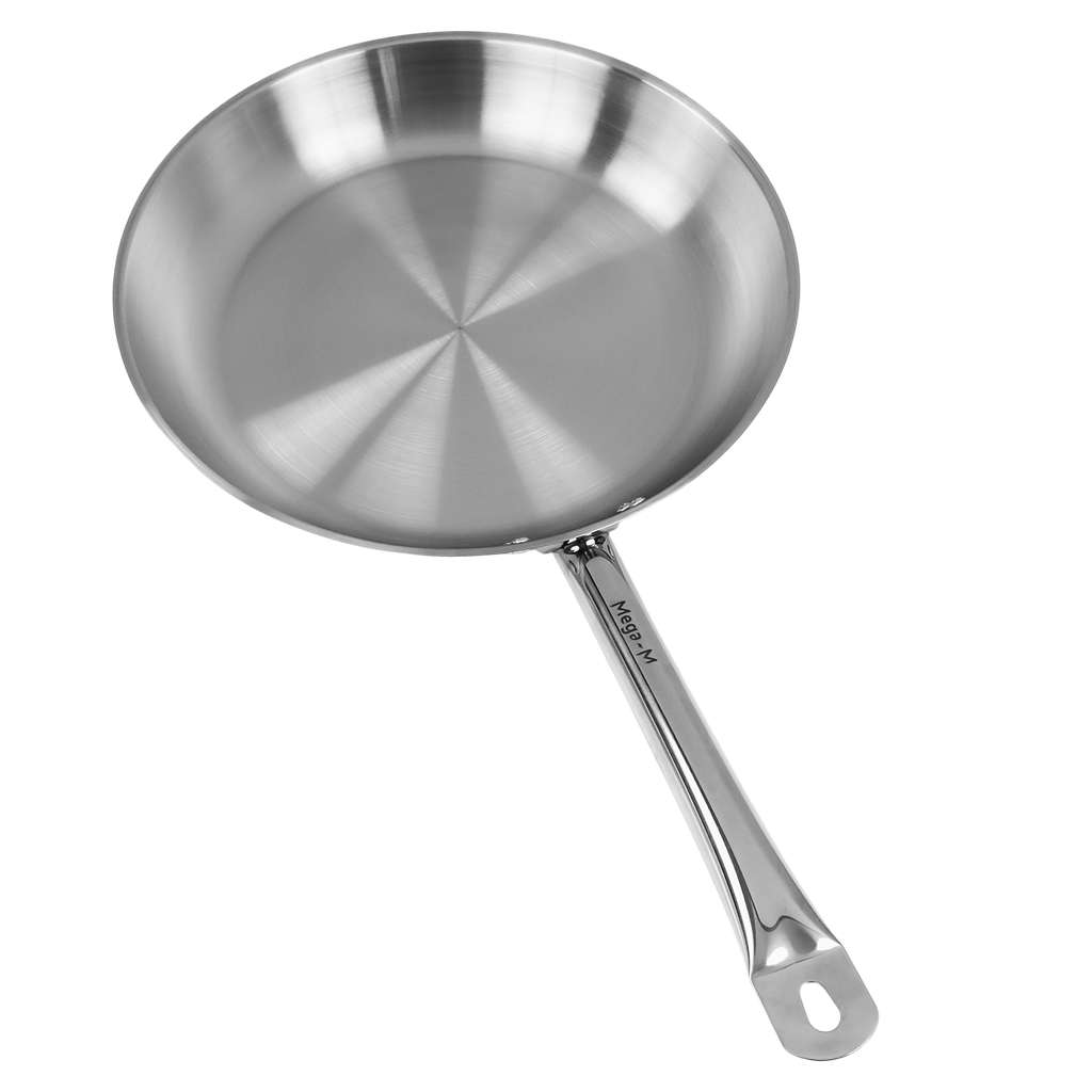 Mega-M Stainless Steel Frying Pan, Diameter 32cm N