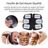 30Pcs EMS Gel Pads Hydrogel Gel Training Replacement Gel Sheets for Abdominal Muscular Electrostimulator