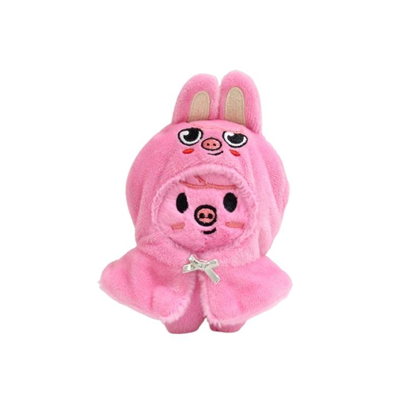 Em Estoque Novo Stray Kids Boneco de Pelúcia Chaveiros Figura Pingente Chaveiro Amuleto Porta-Chaves Decoração de Bolsa