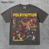 Pulp Fiction T Shirt, Vintage Tarantino Movie Graphic Tee, Retro 90s Film Poster Style Unisex Top, Gift For Women and Men FD