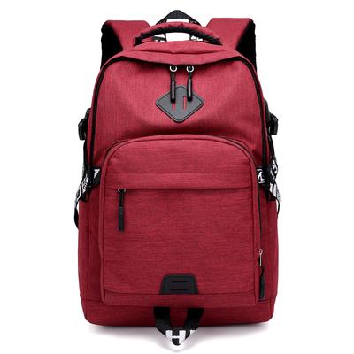 Large Male Casual Canvas Bags Rucksack for 15.6 Inch New Fashion Laptop Backpack Anti Theft Waterproof Travel Backpack with USB Charging Port