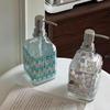 Mosaic Artistry Press Type Empty Bottle Exquisite Countertop Sink Soap Dispenser Sub Bottle  Fluid