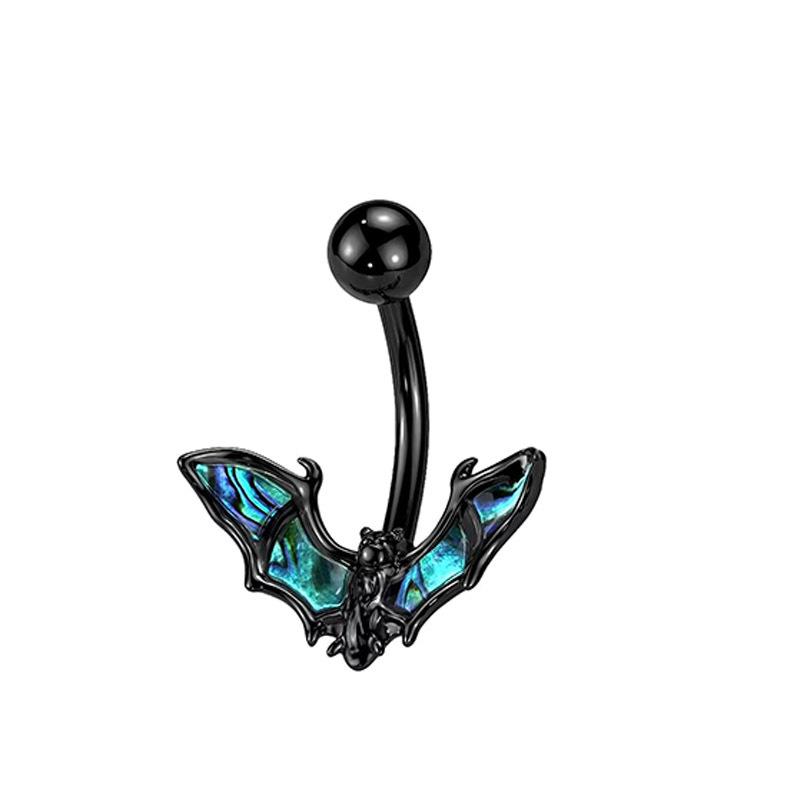 Noul inel pentru buric întunecat cu cataramă pentru buric Halloween trebuie să cumpere bijuterii pentru înțeparea unghiei ombilicale craniu
