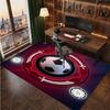 Sheffield United Football Print Crystal Velvet Rug, Comfortable Water Absorbent Non Slip Indoor Floor Carpet