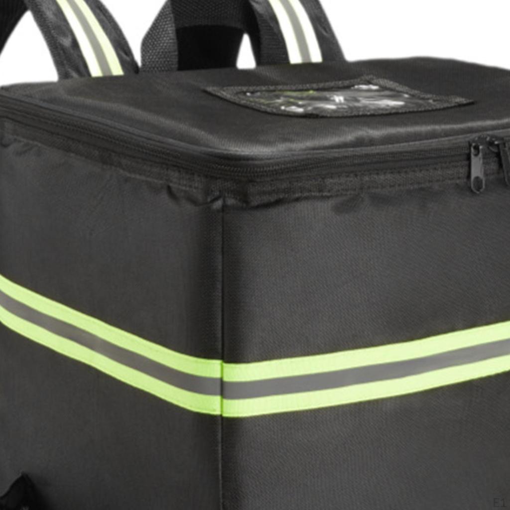 Food Delivery Backpack Thermal Bag Portable Case Reusable Container Cooling Insulated