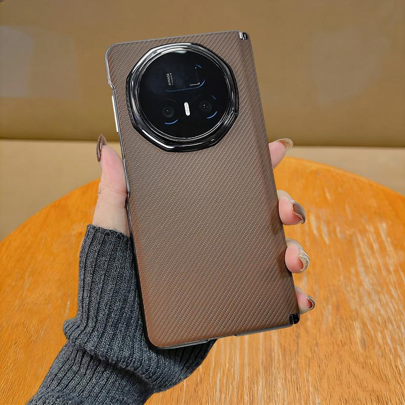 Applicable to Honor magic v5 folding magnetic center axis carbon fiber leather pattern mobile phone new ultra-thin Honor v6 shell