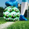 1pc Soccer Dreams Green Size 5 Match Football, Training Soccer Ball, High-Elasticity and Soft, Anti-Slip and Wear-Resistant Material, Thickened and Hi