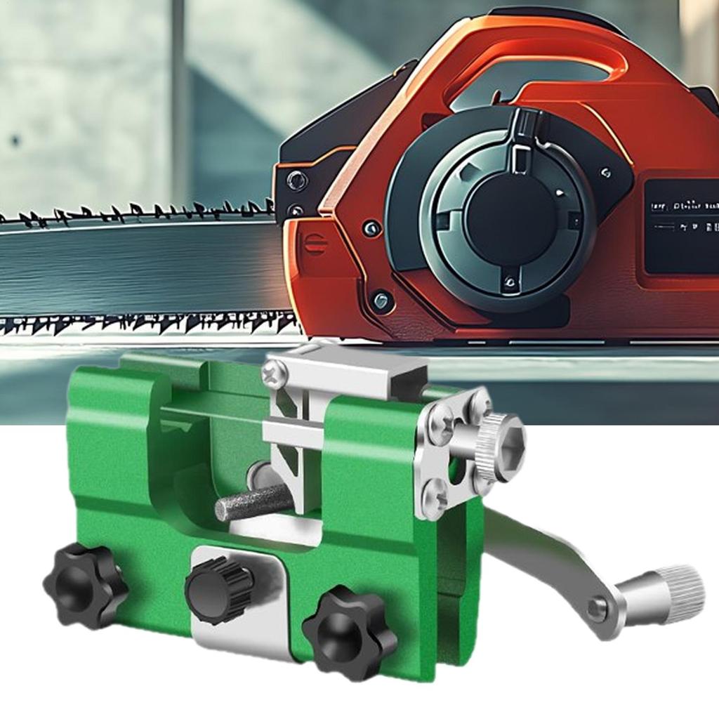 Chain Saw Sharpener Tool Hand Chainsaw Sharpener Tool Hand Crank Chain Saw Sharpening Machine Rustproof For Woodworking