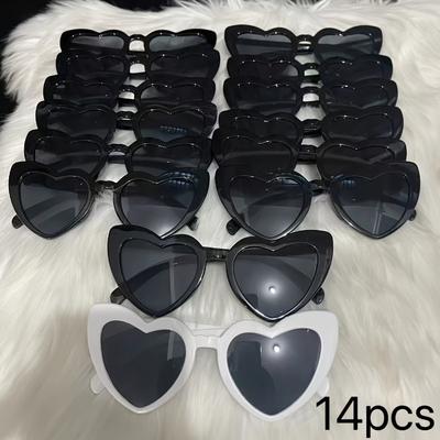 1/14 Heart Shaped Glasses Best Gifts for Couples Friends Perfect for Singles Parties Halloween Christmas Birthdays