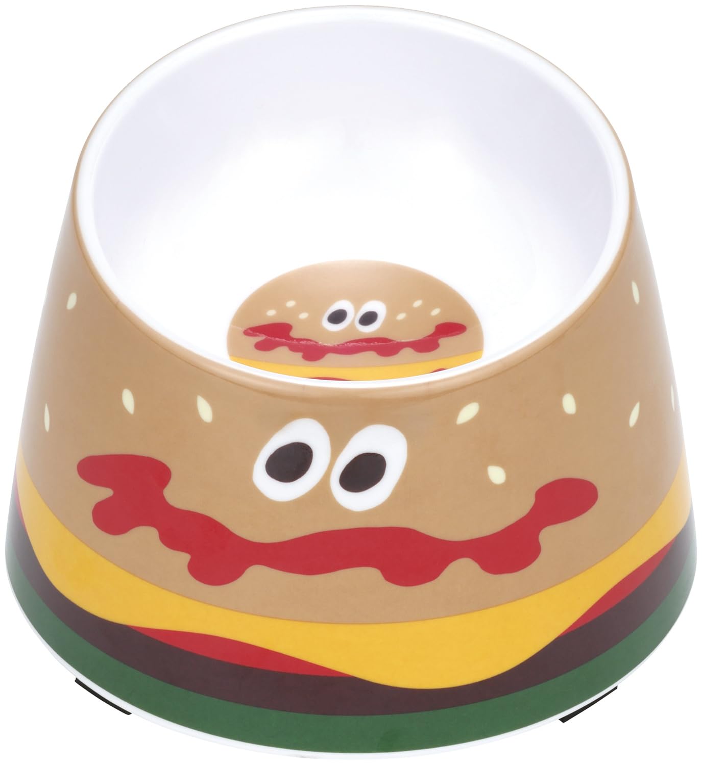 

Skater Миска для корма для домашних животных для очень маленьких, миска-бургер, 250 мл, меламин, собаки, конки, PMFB1-A