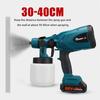 1500W 800ML 88VF Kablosuz Elektrikli Püskürtme Tabancası 3 Nozul Akış Kontrollü Airbrush Yüksek Güçlü Boya Püskürtücü Makita 18V İçin
