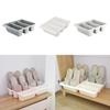 1/2 Stück Schuhregal für Zuhause Plastik-Schuhregal für Eingangsbereich Organizer