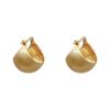 2024 Trendy Brushed Metal Ear Cuff & Round Ball Stud Earrings for Women – Simple, Versatile, High-End Style.