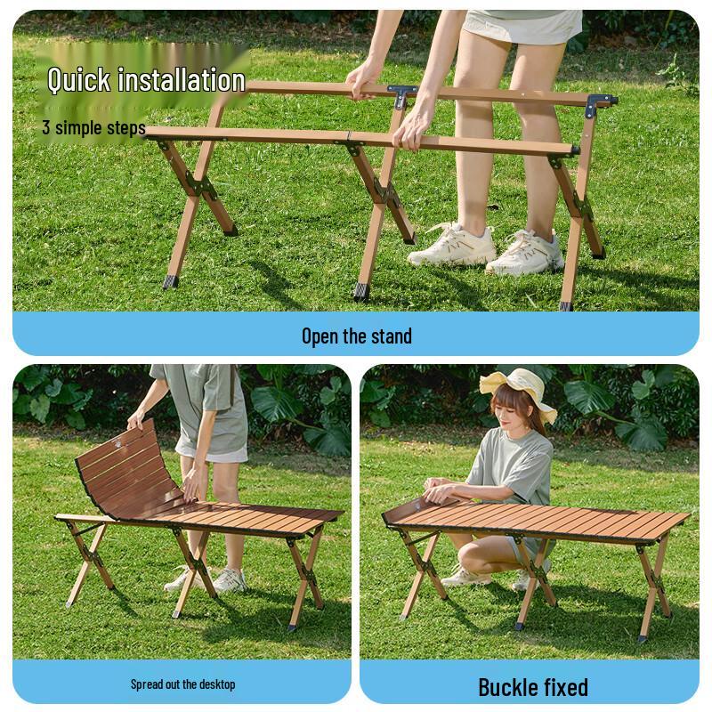 CAMEL Outdoor Roll-Up Camping Table