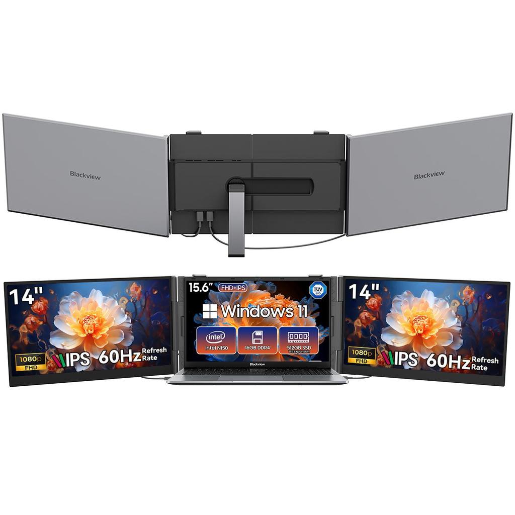 Blackview AceBook 6ª Geração Intel N150 Laptop 15,6 polegadas 16GB+256/512GB Notebook