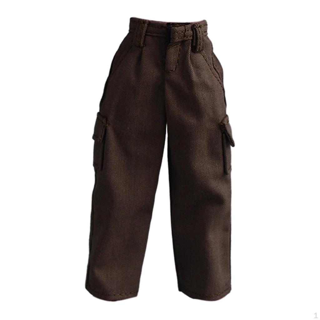 1/12 Action Figure Clothes Doll Costume Pants Mini Fashion Miniature Clothing Dress up for 6 inch