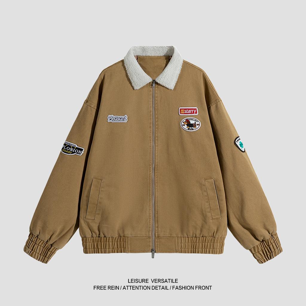 Pure Cotton Jacket for Men's New Jacket for Pilot Casual Men's Baseball Uniform for Autumn Men's Clothing