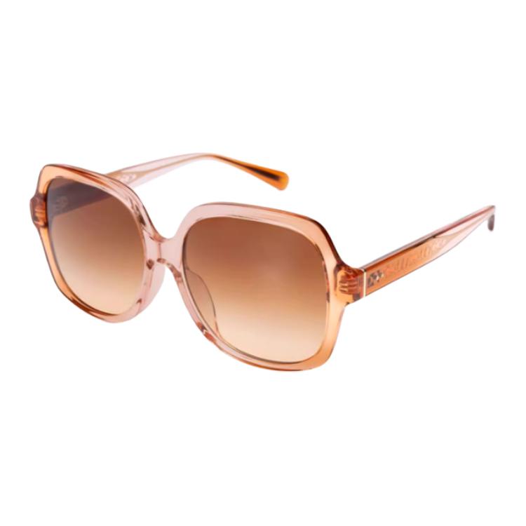 Coach Logo Square Frame Sunglasses Unisex sunglasses Transparent 0HC8395-581274 56,Transparent